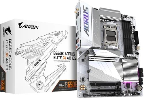 Gigabyte B650e Aorus Elite X Ax Ice Socket Am5 Atx Gigabyte B650e Aorus Elite X Ax Ice Socket Am5 Atx