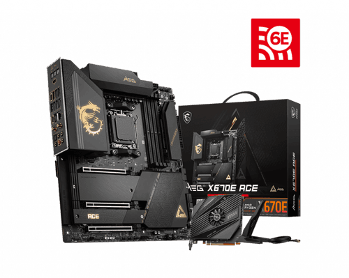 Msi Meg X670e Ace Socket Am5 E-atx Moderkort Msi Meg X670e Ace Socket Am5 E-atx Moderkort