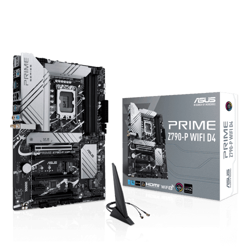 Asus Prime Z790-p Wifi D4 Lga 1700 Atx Moderkort Asus Prime Z790-p Wifi D4 Lga 1700 Atx Moderkort