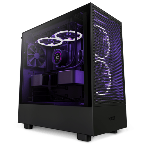 Nzxt H5 Flow Midi Tower Svart Nzxt H5 Flow Midi Tower Svart