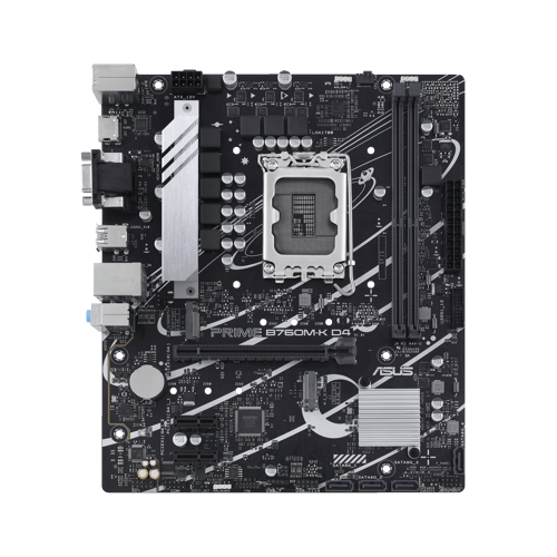 Asus Prime B760m-k D4 Lga 1700 Micro Atx Moderkort Asus Prime B760m-k D4 Lga 1700 Micro Atx Moderkort