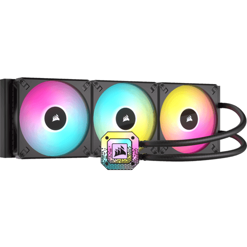 Corsair Icue H170i Elite Capellix Xt Allt-i-ett Vätskekylare Svart Corsair Icue H170i Elite Capellix Xt Allt-i-ett Vätskekylare Svart