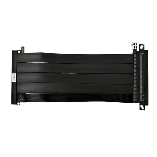 Lian-li Lian Li Pcie X16 Riser Cable Pcie 4 0 240mm 90 Degree Black Lian-li Lian Li Pcie X16 Riser Cable Pcie 4 0 240mm 90 Degree Black