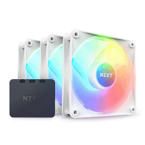 Nzxt F120 Rgb Core Triple Pack Fläkt Vit Nzxt F120 Rgb Core Triple Pack Fläkt Vit