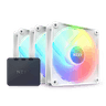 Nzxt F120 Rgb Core Triple Pack Fläkt Vit Nzxt F120 Rgb Core Triple Pack Fläkt Vit