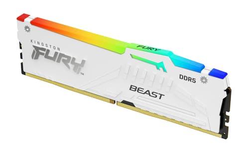 Kingston Fury Beast 32gb Ddr5 6000 Cl36 Rgb White 32gb 6,000mt/s Ddr5 288-pin Dimm Kingston Fury Beast 32gb Ddr5 6000 Cl36 Rgb White 32gb 6,000mt/s Ddr5 288-pin Dimm