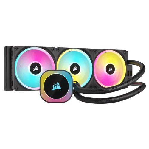 Corsair Icue Link H150i Rgb Svart Aio Vattenkylare Svart Corsair Icue Link H150i Rgb Svart Aio Vattenkylare Svart