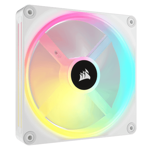 Corsair Icue Link Qx140 Rgb Expansion Kit Vit Fläkt Vit Corsair Icue Link Qx140 Rgb Expansion Kit Vit Fläkt Vit