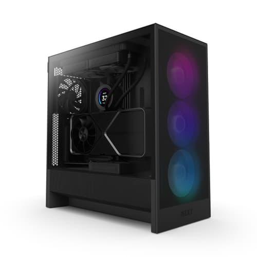 Nzxt H5 Flow Rgb (2024) Midi Tower Svart Nzxt H5 Flow Rgb (2024) Midi Tower Svart
