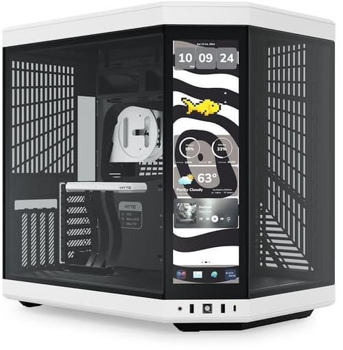 Hyte Y70 Touch Infinite Midi Tower Svart, Vit Hyte Y70 Touch Infinite Midi Tower Svart, Vit