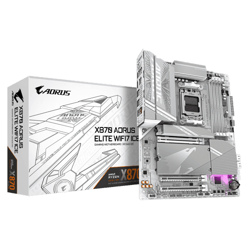 Gigabyte X870 Aorus Elite Wifi7 Ice Socket Am5 Atx Gigabyte X870 Aorus Elite Wifi7 Ice Socket Am5 Atx