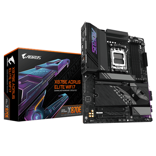 Gigabyte X870e A Elite Wifi7 Moderkort Amd X870e Am5-sockel Atx Socket Am5 Atx Gigabyte X870e A Elite Wifi7 Moderkort Amd X870e Am5-sockel Atx Socket Am5 Atx
