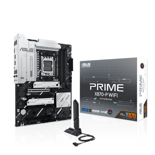 Asus Prime X870-p Wifi Am5 Atx Moderkort Asus Prime X870-p Wifi Am5 Atx Moderkort