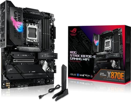 Asus Rog Strix X870e-e Gaming Wifi Am5 Atx Moderkort Asus Rog Strix X870e-e Gaming Wifi Am5 Atx Moderkort