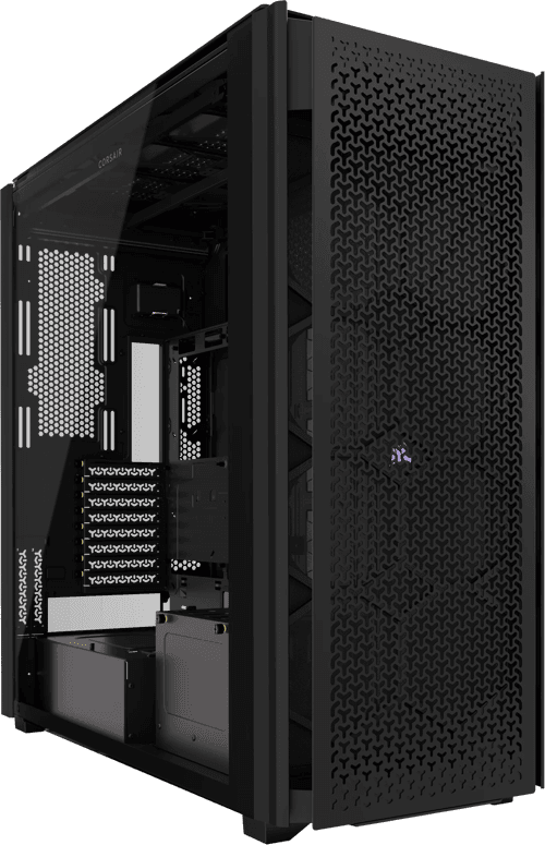 Corsair 9000d Airflow Icue Link Full Tower Svart Corsair 9000d Airflow Icue Link Full Tower Svart