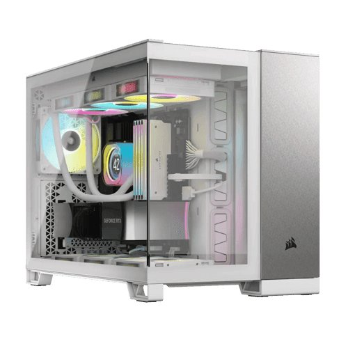 Corsair 2500x Midi Tower Grå, Vit Corsair 2500x Midi Tower Grå, Vit