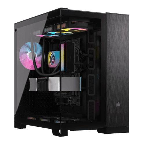 Corsair 6500x Midi Tower Gjuten Aluminium, Svart Corsair 6500x Midi Tower Gjuten Aluminium, Svart