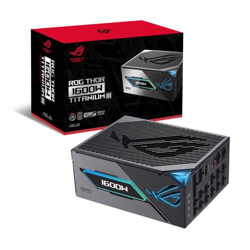 Asus Rog Thor Platinum Iii Atx 3.1 1600w Atx 80 Plus Titanium Nätaggregat Asus Rog Thor Platinum Iii Atx 3.1 1600w Atx 80 Plus Titanium Nätaggregat