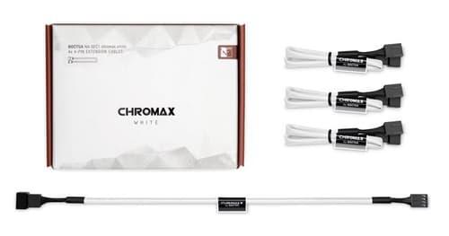 Noctua NA-SEC1 chromax.white - Förlängningsströmkabel till fläkt - 4-stifts PWM (hona) till 4-stifts PWM (hane) - 30 cm - vit Noctua NA-SEC1 chromax.white - Förlängningsströmkabel till fläkt - 4-stifts PWM (hona) till 4-stifts PWM (hane) - 30 cm - vit