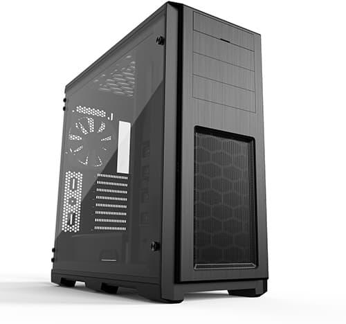 Phanteks Enthoo Pro Tempered Glass - Tower - utökad ATX - genomskinlig sidopanel (härdat glas) - ingen strömförsörjning - svart satäng - USB/ljud Phanteks Enthoo Pro Tempered Glass - Tower - utökad ATX - genomskinlig sidopanel (härdat glas) - ingen strömförsörjning - svart satäng - USB/ljud