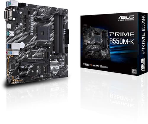 Asus Prime B550m-k Am4 Micro-atx Moderkort Asus Prime B550m-k Am4 Micro-atx Moderkort