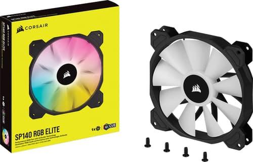 Corsair Icue Sp140 Rgb Elite Fan Svart Corsair Icue Sp140 Rgb Elite Fan Svart
