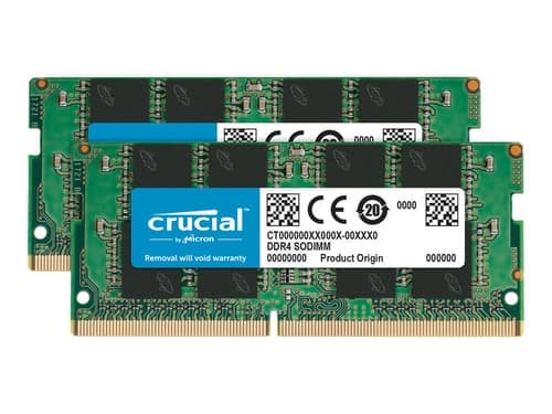 Crucial - Ddr4 64gb 3,200mhz 260-pin So-dimm Crucial - Ddr4 64gb 3,200mhz 260-pin So-dimm