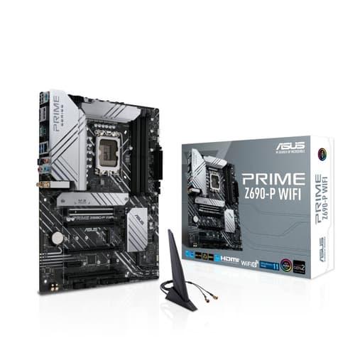 Asus Prime Z690-p Wifi Ddr5 Atx Moderkort Asus Prime Z690-p Wifi Ddr5 Atx Moderkort
