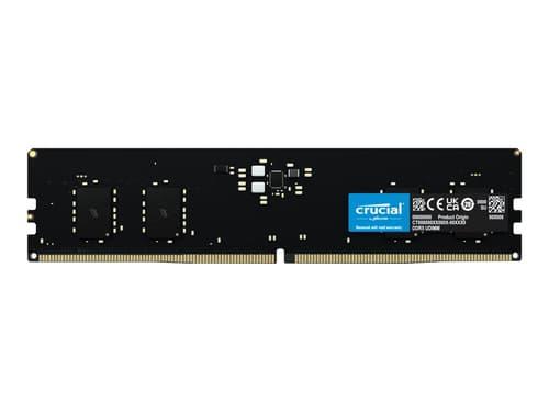 Crucial - DDR5 - modul - 8 GB - DIMM 288-pin - 4800 MT/s / PC5-38400 - CL40 - 1.1 V - ej buffrad - icke ECC Crucial - DDR5 - modul - 8 GB - DIMM 288-pin - 4800 MT/s / PC5-38400 - CL40 - 1.1 V - ej buffrad - icke ECC