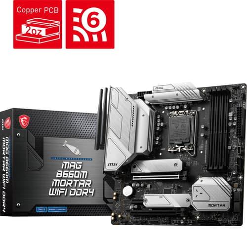 Msi Mag B660m Mortar Wifi Ddr4 Lga 1700 Micro Atx Msi Mag B660m Mortar Wifi Ddr4 Lga 1700 Micro Atx