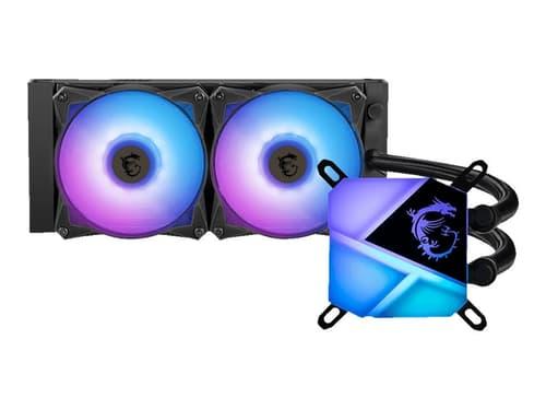 Msi Mag Coreliquid C240 Allt-i-ett Vätskekylare Svart Msi Mag Coreliquid C240 Allt-i-ett Vätskekylare Svart