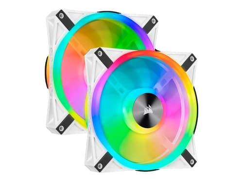 Corsair Ql140 Rgb White Double Pack Fan Vit Corsair Ql140 Rgb White Double Pack Fan Vit
