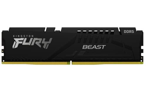 Kingston Fury Beast 32gb Ddr5 5200mhz Cl40 Black 32gb 5,200mt/s 288-pin Dimm Kingston Fury Beast 32gb Ddr5 5200mhz Cl40 Black 32gb 5,200mt/s 288-pin Dimm