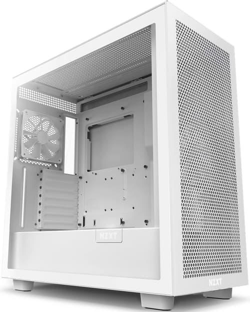 Nzxt H7 Flow Matte White Mid Tower Case Vit Nzxt H7 Flow Matte White Mid Tower Case Vit