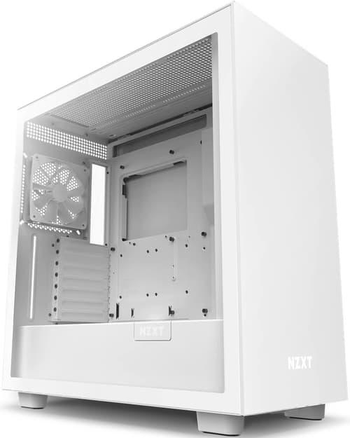 Nzxt H7 Matte White Mid Tower Case Vit Nzxt H7 Matte White Mid Tower Case Vit