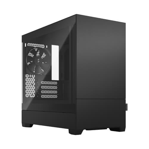 Fractal Design Pop Mini Silent Black Clear Glass Matx Svart Fractal Design Pop Mini Silent Black Clear Glass Matx Svart