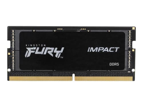 Kingston Technology Fury Impact Ram-minnen 32 Gb 2 X 16 Gb Ddr5 32gb 4800mt/s Ddr5 262-pin So-dimm Kingston Technology Fury Impact Ram-minnen 32 Gb 2 X 16 Gb Ddr5 32gb 4800mt/s Ddr5 262-pin So-dimm