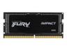 Kingston Fury Impact 64GB (2x32GB) / 4800Mhz / SODIMM DDR5 / CL38 / KF548S38IBK2-64 Kingston Fury Impact 64GB (2x32GB) / 4800Mhz / SODIMM DDR5 / CL38 / KF548S38IBK2-64