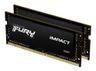 Kingston Technology Fury Impact Ram-minnen 64 Gb 2 X 32 Gb Ddr4 64gb 3200mt/s Ddr4 260-pin So-dimm Kingston Technology Fury Impact Ram-minnen 64 Gb 2 X 32 Gb Ddr4 64gb 3200mt/s Ddr4 260-pin So-dimm
