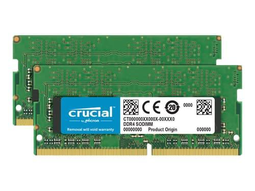 Crucial Ct2k16g4s266m Ram-minnen 32 Gb 2 X 16 Gb Ddr4 2666 Mhz 32gb 2666mhz Ddr4 So-dimm Crucial Ct2k16g4s266m Ram-minnen 32 Gb 2 X 16 Gb Ddr4 2666 Mhz 32gb 2666mhz Ddr4 So-dimm