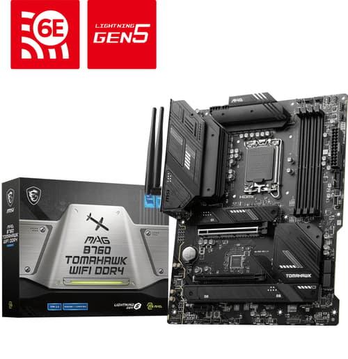 Msi Mag B760 Tomahawk Wifi Ddr4 Moderkort Intel B760 Lga 1700 Atx Lga 1700 Atx Msi Mag B760 Tomahawk Wifi Ddr4 Moderkort Intel B760 Lga 1700 Atx Lga 1700 Atx