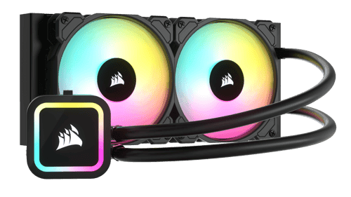 Corsair H100x Rgb Elite V2 Allt-i-ett Vätskekylare Svart Corsair H100x Rgb Elite V2 Allt-i-ett Vätskekylare Svart
