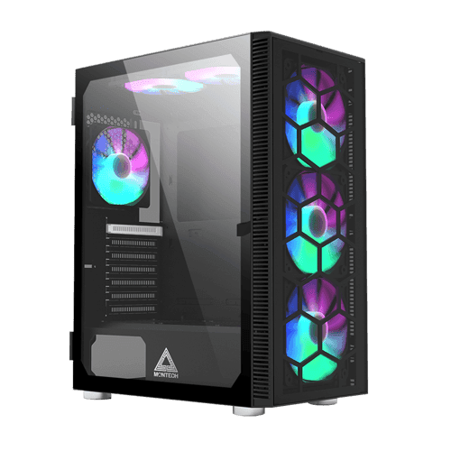 Montech X3 Glass Svart Montech X3 Glass Svart