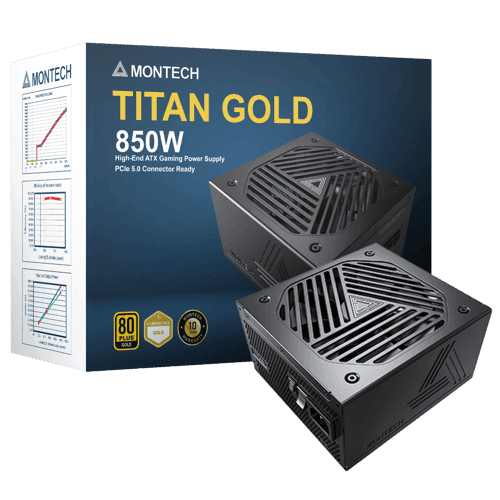 Montech Titan 850w 80+ Gold 850w 80 Plus Gold Montech Titan 850w 80+ Gold 850w 80 Plus Gold