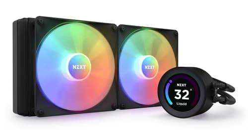 Nzxt Kraken Elite 280 Rgb Allt-i-ett Vätskekylare Svart Nzxt Kraken Elite 280 Rgb Allt-i-ett Vätskekylare Svart