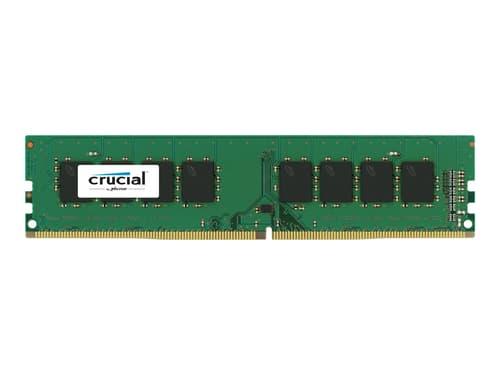 Crucial - DDR4 - modul - 8 GB - DIMM 288-pin - 2400 MT/s / PC4-19200 - CL17 - 1.2 V - ej buffrad - icke ECC Crucial - DDR4 - modul - 8 GB - DIMM 288-pin - 2400 MT/s / PC4-19200 - CL17 - 1.2 V - ej buffrad - icke ECC