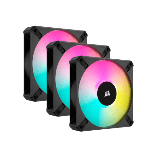 Corsair Icue Af120 Rgb Elite Fan Svart, Vit Corsair Icue Af120 Rgb Elite Fan Svart, Vit
