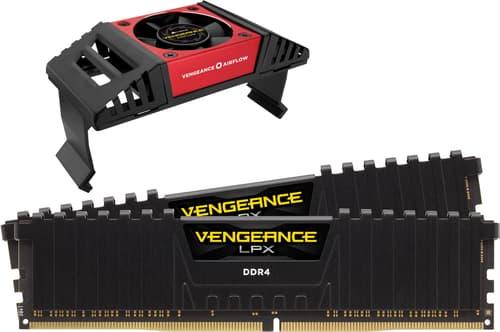 Corsair Vengeance Lpx + Vengeance Airflow 32gb 4,133mhz Ddr4 288-pin Dimm Corsair Vengeance Lpx + Vengeance Airflow 32gb 4,133mhz Ddr4 288-pin Dimm