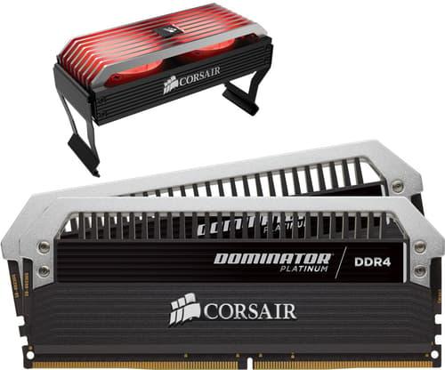 Corsair Dominator Platinum + Dominator Airflow 16gb 3,466mhz 288-pin Dimm Corsair Dominator Platinum + Dominator Airflow 16gb 3,466mhz 288-pin Dimm
