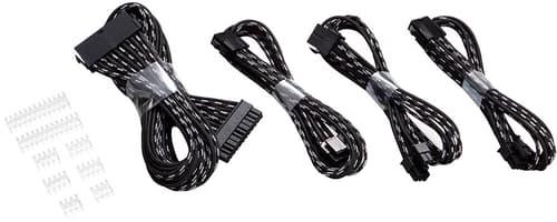 Phanteks Extension Cable Combo S Silver, Svart Phanteks Extension Cable Combo S Silver, Svart